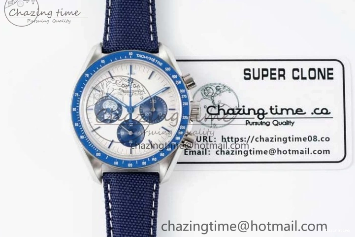 0816 QuickDry Speedmaster Professional “Silver Snoopy Award” 50th Anniversary GSF 1:1 Best Edition A7750(Mod) 7863